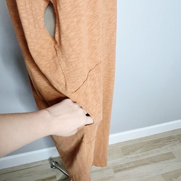 Free People Beach Sunshower Maxi Dress Size S Orange Rust - Picture 7 of 10